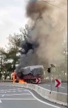 Tomruk Yüklü TIR Alev Alev Yandi