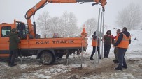 Artvin-Ardanuç-Ardahan Karayolu Kar Nedeniyle Ulasima Kapandi