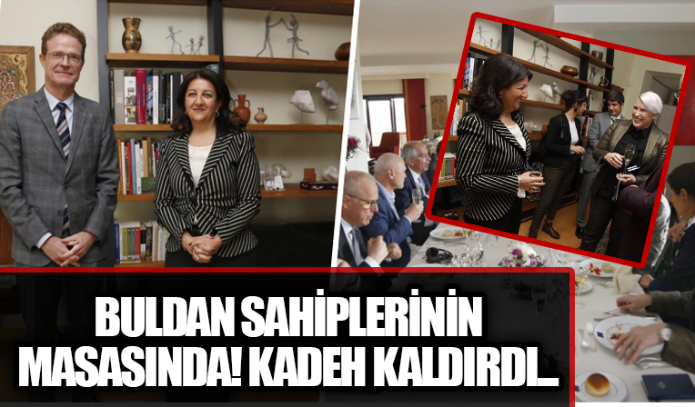 HDP Es Genel Baskani Buldan, AB Üyesi Ülkelerin Büyükelçileriyle Yemekte Bir Araya Geldi