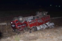 Konya'da Tir Ile Kamyon Çarpisti, Sürücü Yaralandi