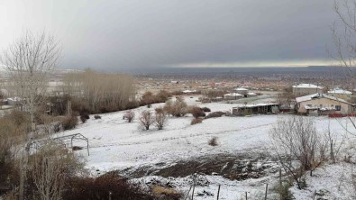 Van'in Kent Merkezine Mevsimin Ilk Kari Yagdi