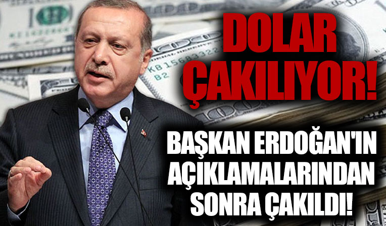 Başkan Erdoğan'ın TL mevduatıyla ilgili açıklaması sonrası dolar 15 liranın altına geriledi