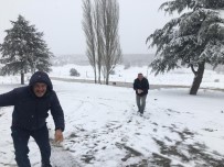 Eskisehir'de Kar Sevinci