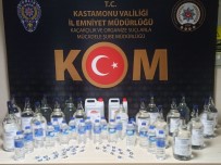 Kastamonu'da Üç Adrese Es Zamanli Sahte Alkol Operasyonu