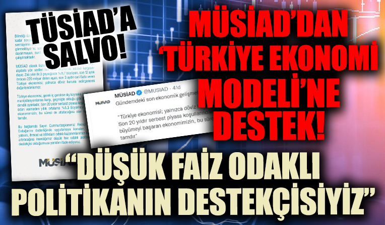 MÜSİAD’dan Türkiye Ekonomi Modeli’ne destek: Düşük faiz odaklı politikanın destekçisiyiz