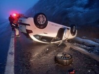 Nigde'de Buzlanan Yolda Otomobil Takla Atti Açiklamasi 4 Yarali