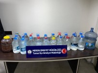 Tarsus'ta 120 Litre Sahte Içki Ele Geçirildi