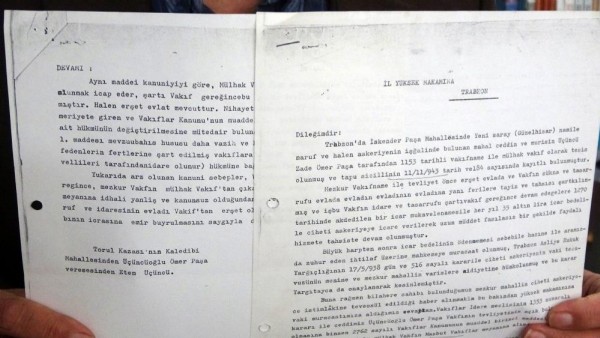 Trabzonlu aile Güzelhisar Kalesi için dava açtı