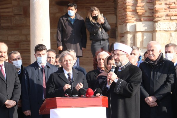 Edirne’nin 'Enez Ayasofyası' 56 yıl sonra ibadete açıldı