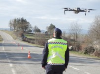 Jandarmadan Drone Destekli Trafik Denetimi