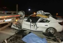Hatay'da Tir'a Arkadan Çarpan Otomobil Sürücüsü Hayatini Kaybetti