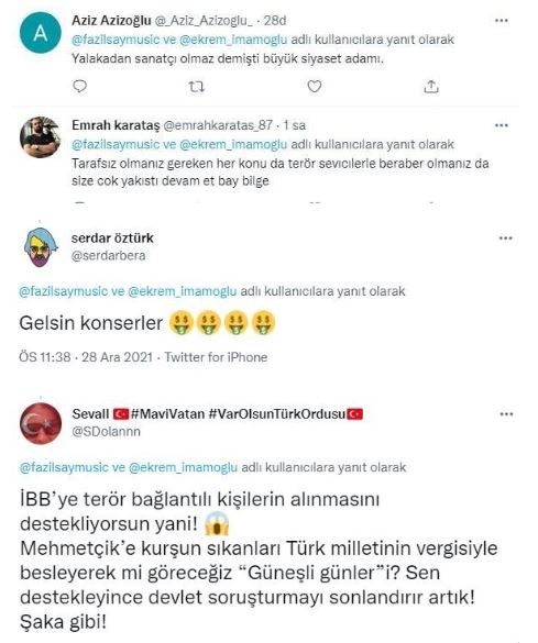 'Yalakadan sanatçı olmaz' diyen Kılıçdaroğlu iyi bak! Fazıl Say İmamoğlu'nu aday ilan etti!