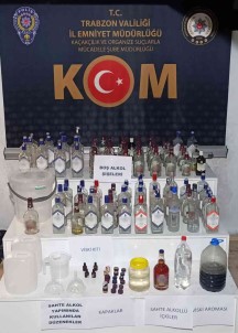 Trabzon'da Sahte Alkol Operasyonu