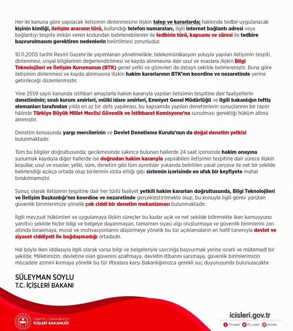 İçişleri Bakanı Süleyman Soylu duyurdu: Kemal Kılıçdaroğlu hakkında suç duyurusunda bulunuyoruz