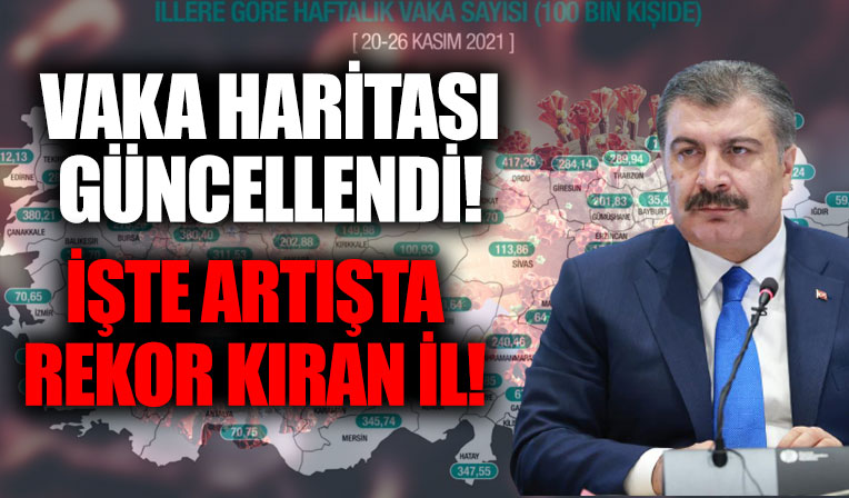 Fahrettin Koca, illere göre haftalık vaka sayısını açıkladı