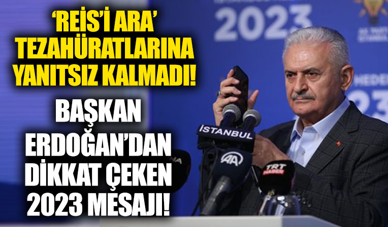 'Reis'i ara' tezahüratları yanıtsız kalmadı! Başkan Erdoğan'dan 2023 mesajı...