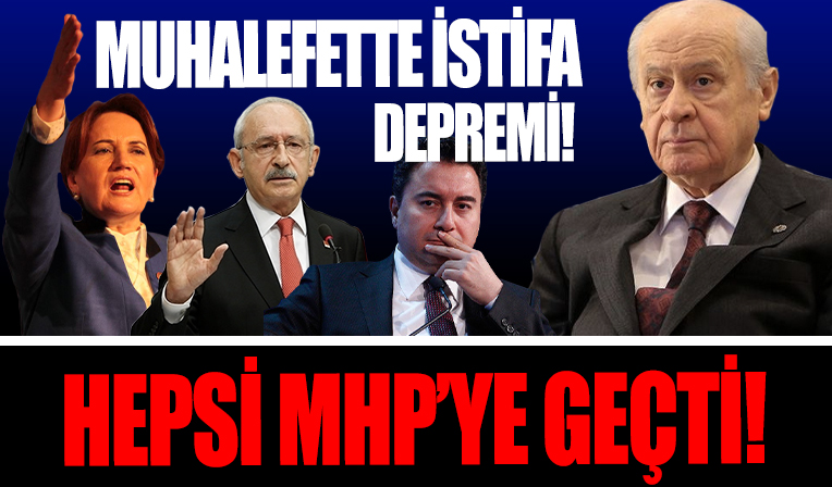 CHP, İyi Parti, GP ve Deva Partisinden istifa edip MHP'ye geçtiler