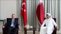 Cumhurbaşkanı Erdoğan Katar'da onuruna verilen yemeğe katıldı