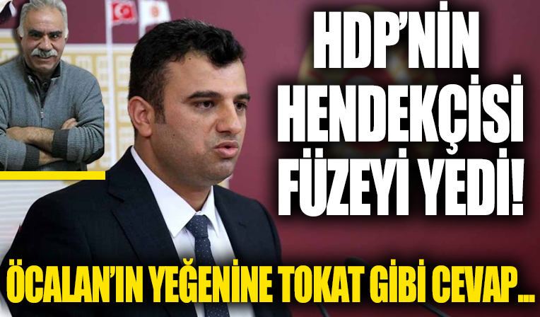 Halfeti Belediye Başkanı Şeref Albayrak'tan teröristbaşı Öcalan'ın hendekçi yeğeni HDP milletvekili Ömer Öcalan'a füze gibi yanıt