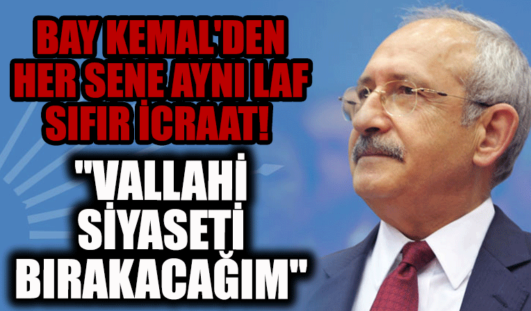 Kemal Kılıçdaroğlu: TÜİK'in enflasyonu doğruysa siyaseti bırakacağım