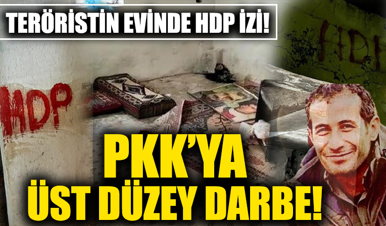 Etkisiz hale getirilen teröristin evinde dikkat çeken görüntü!