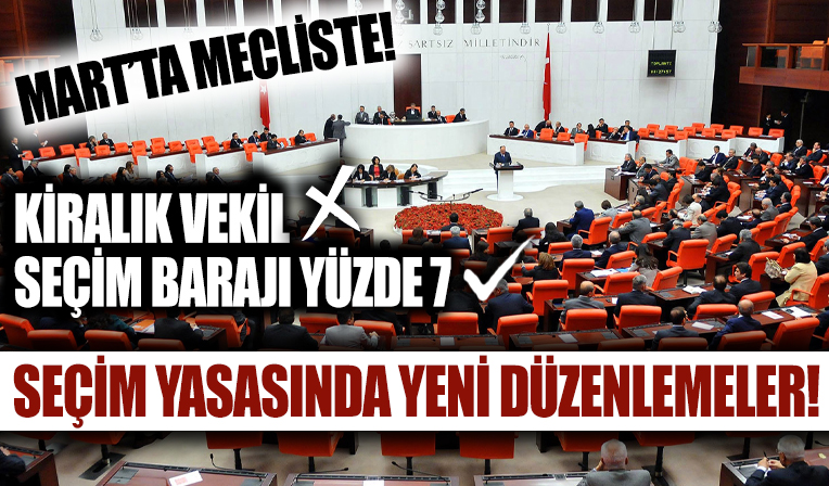 Seçim yasası düzenlemesinde çalışmalar tamamlandı