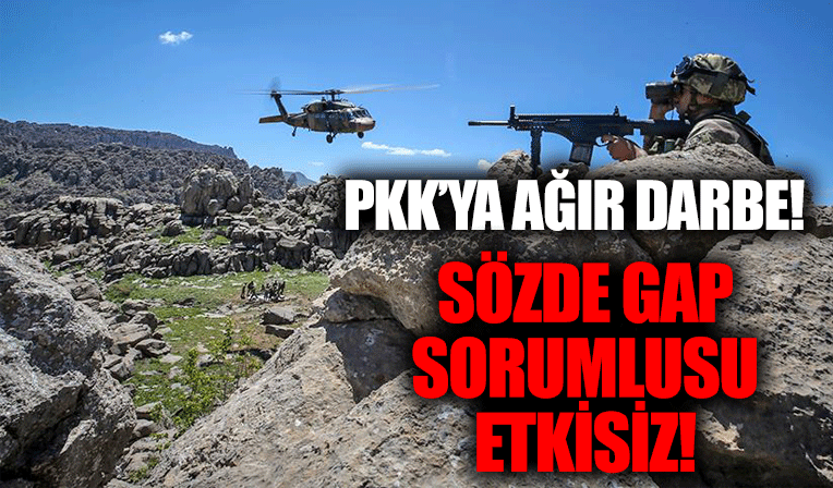 Terör örgütüne bir darbe daha: PKK'nın sözde GAP sorumlusu etkisiz
