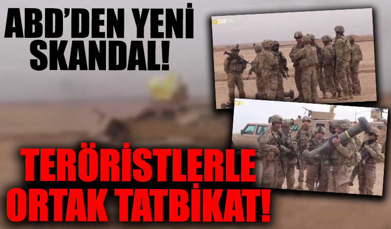 ABD askerleri ve PKK'nın ortak tatbikatı!