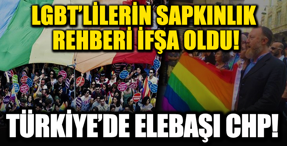 LGBT'lilerin sapkınlık rehberi ortaya çıktı! İşte finansörler