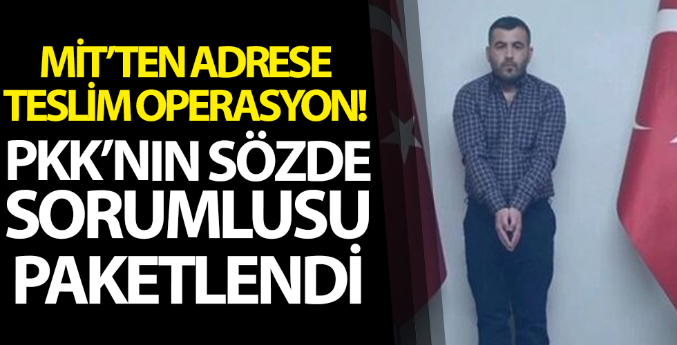 MİT'İn Irak'ta paketlediği terör örgütü PKK'nın sözde lojistik sorumlusu İbrahim Parım Türkiye'ye getirildi