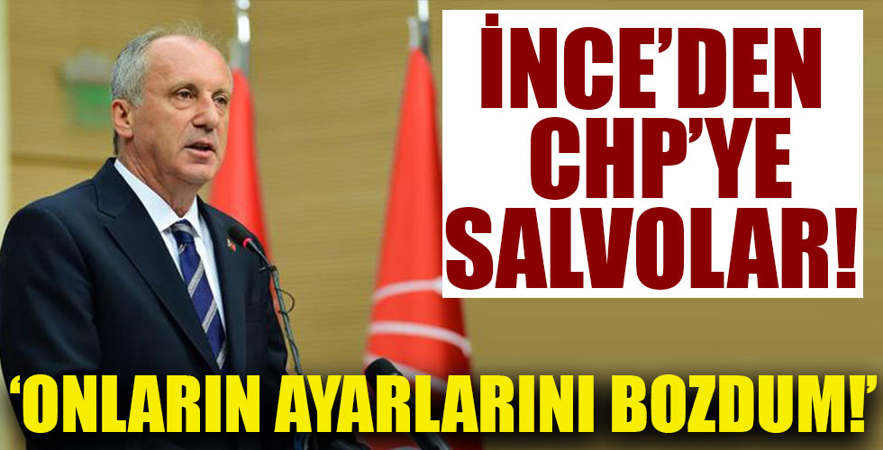 İnce CHP'yi yerden yere vurdu!