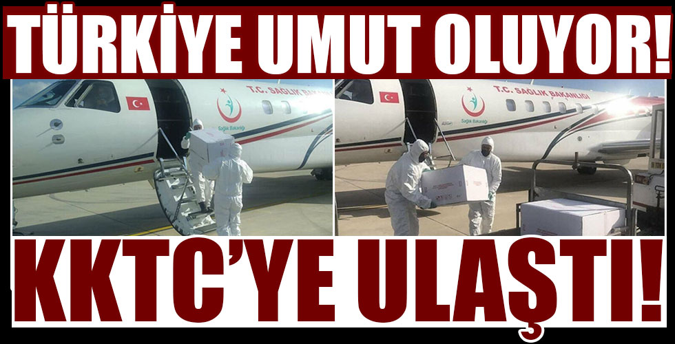 Türkiye'nin yardımı KKTC'ye ulaştı!