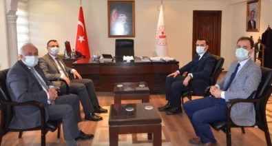 Üzümlü Protokolü Ve Hâkim, Savcılardan Kaymakam Çelik'e Ziyaret