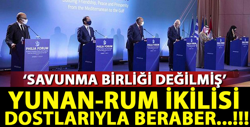 Yunanistan, Fransa ve Mısır, Fransa, Bahreyn, BAE, Suudi Arabistan ve Ürdün'ün katılımıyla Atina'da 'Dostluk Forumu' düzenlendi