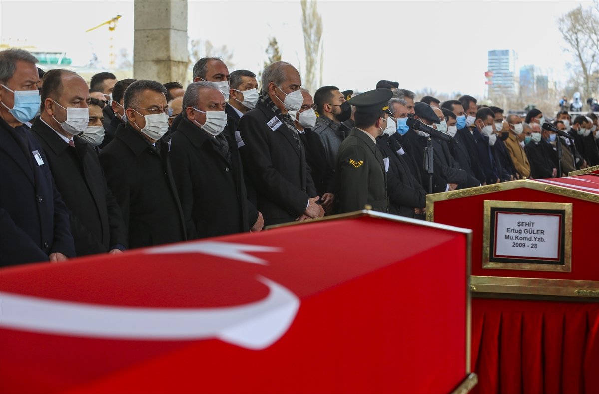 Gara şehitleri son yolculuğuna uğurlandı!