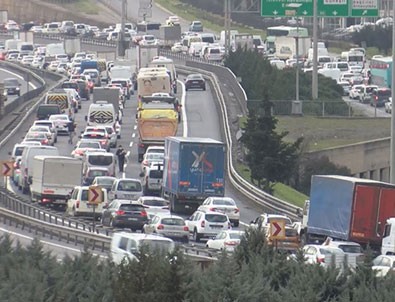 İstanbul'da trafik kilit!