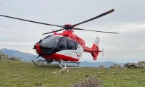 İzmir'de Dağlık Alanda Yaralanan Kadının İmdadına Hava Ambulansı Yetişti