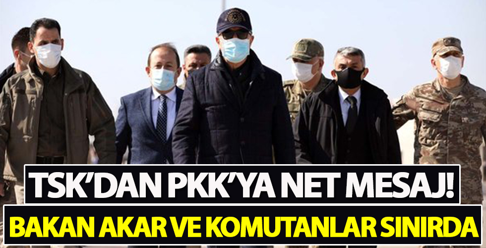 TSK'dan PKK'ya net mesaj!