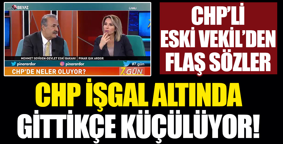 CHP işgal altında, gittikçe küçülüyor!
