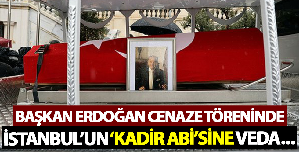 Eski İBB Başkanı Kadir Topbaş'a veda!