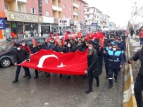 Çaldıran'da Terör Örgütü PKK'ya Tepki Yürüyüşü Haberi