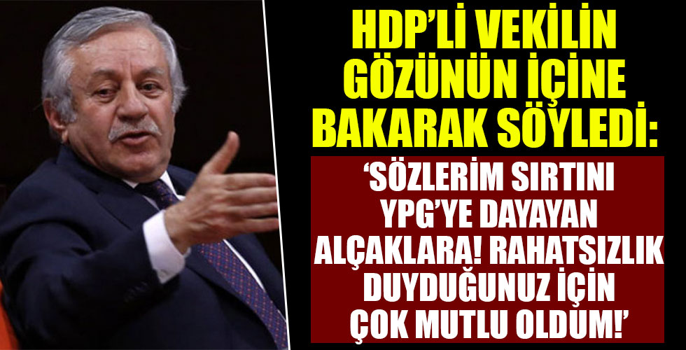 HDP'li Beştaş'ın yüzüne bakarak söyledi! Meclis'te alkış alan sözler!