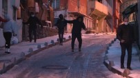 İstanbul'da Kar Yağışı Sonrası Oluşan Don Nedeniyle Vatandaşlar Zor Anlar Yaşadı