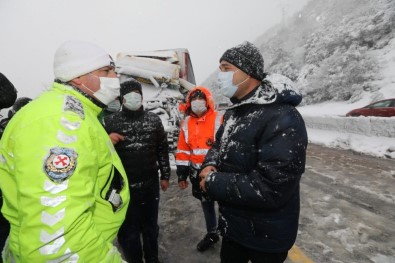 Kazanın Kapattığı D-650 Karayolu 2 Saat Sonra Trafiğe Açıldı