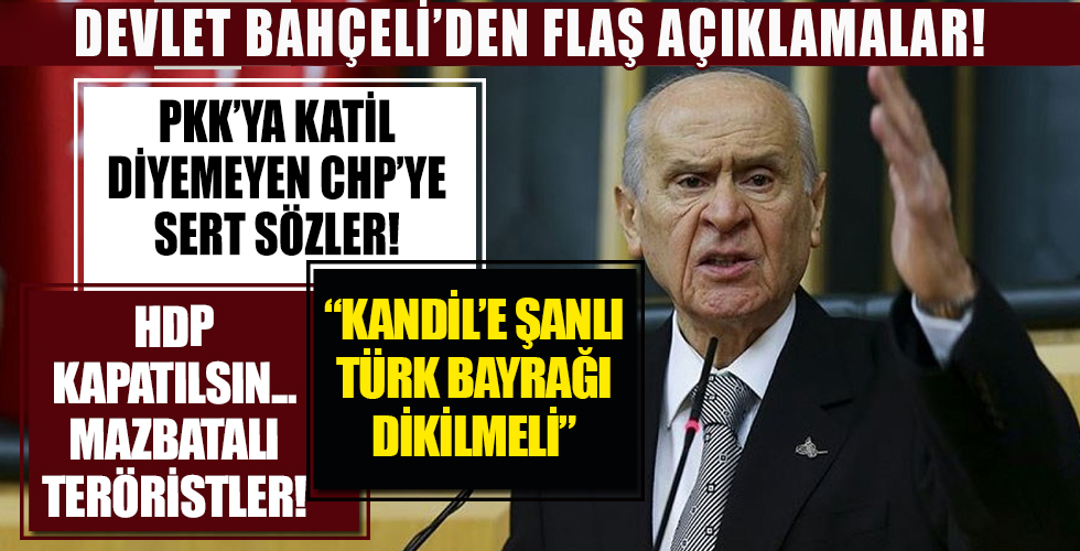 MHP Genel Başkanı Bahçeli'den önemli açıklamalar