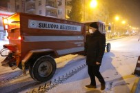 Suluova'da Ekiplerin Yoğun Kar Mesaisi Haberi