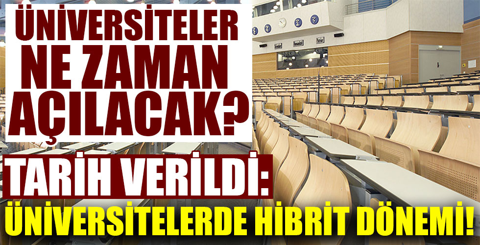 Üniversiteler hibrit eğitime geçiyor