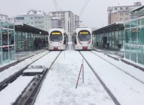 Tramvay Seferleri Kardan Etkilenmedi Haberi