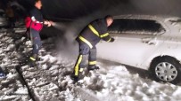 Türkeli'de Araç Yangını Haberi