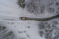 Adana'nın Kuzeyinde Karla Mücadele Haberi